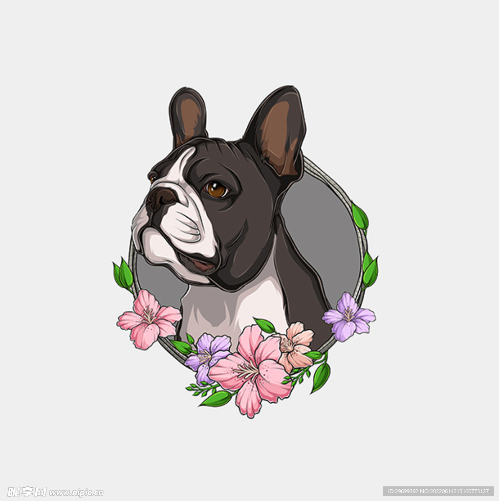 手绘狗