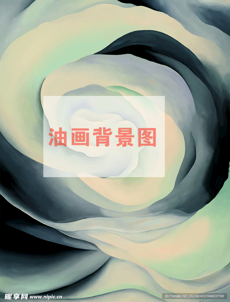 抽象油画