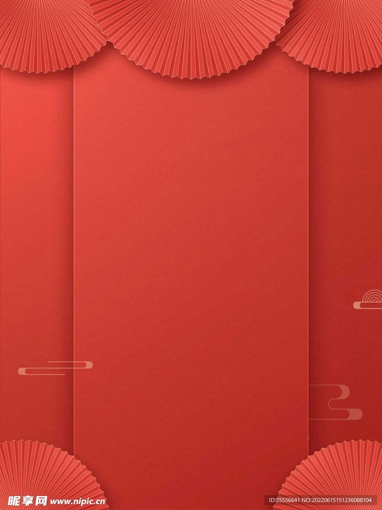红色背景