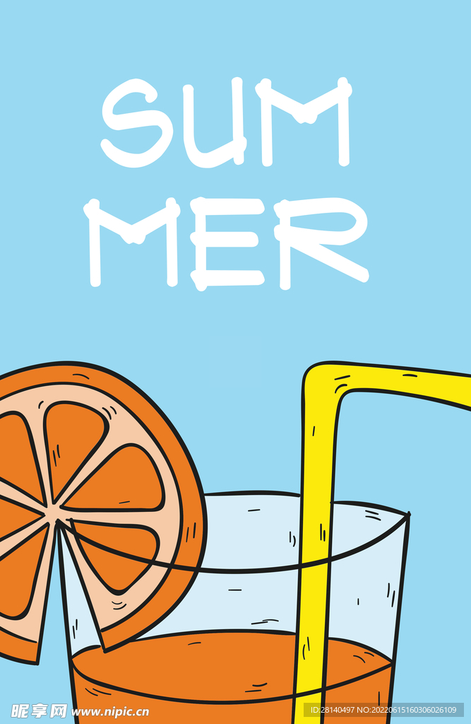 夏日水果海报