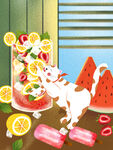 夏日             