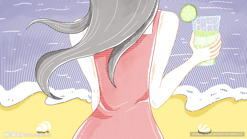 夏日             