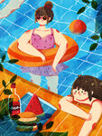 夏日             