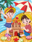 夏日             