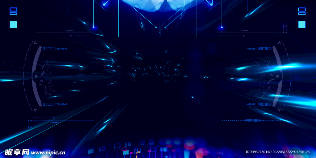 光效 未来 背景 星球 科幻