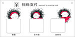卡通个性支付码