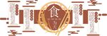 学校食堂文明用餐文化墙