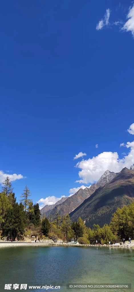 毕棚沟景区美景