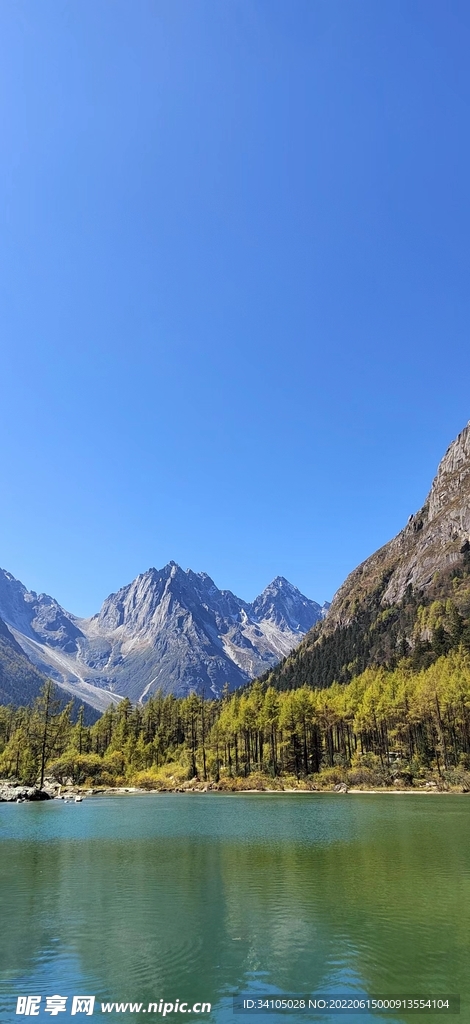 毕棚沟景区美景