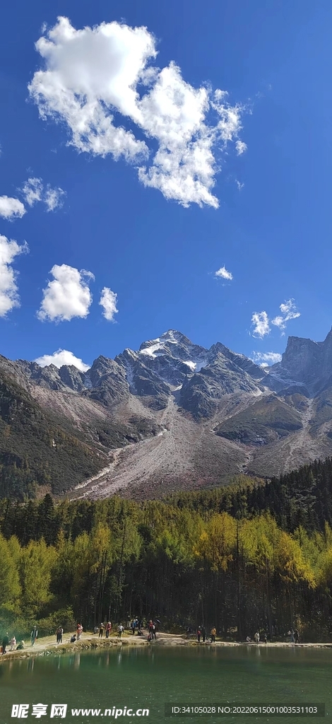 毕棚沟景区美景