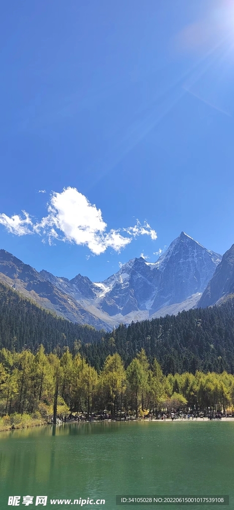 毕棚沟景区美景