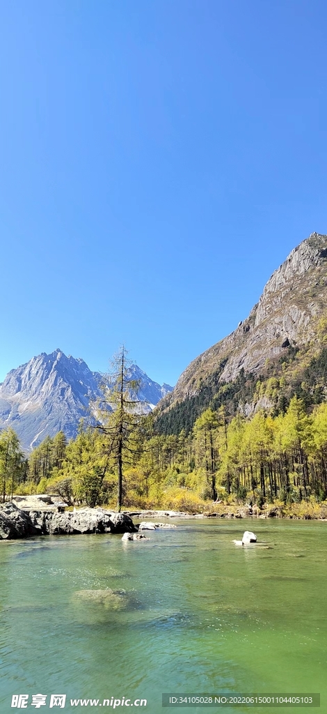 毕棚沟景区美景