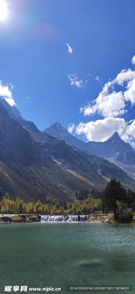 毕棚沟景区美景