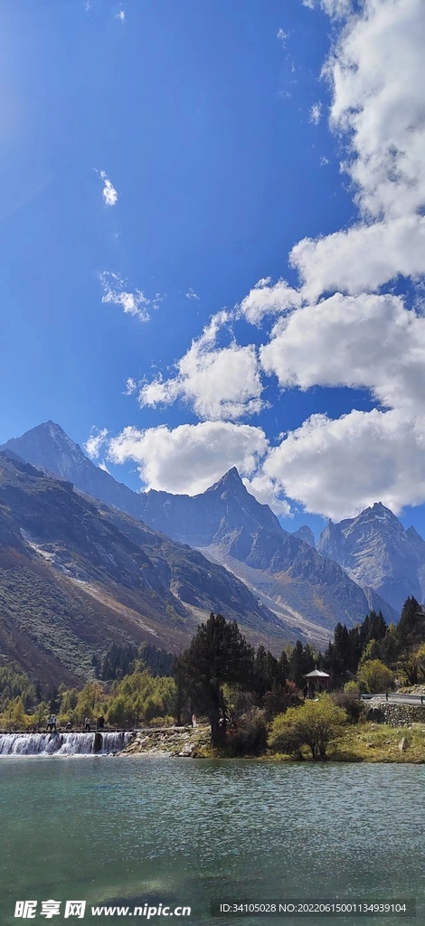 毕棚沟景区美景