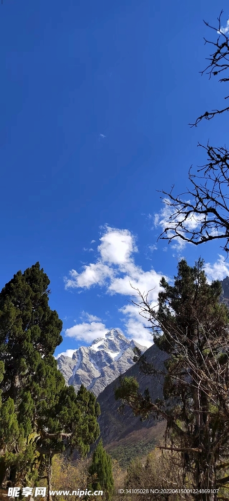 毕棚沟景区美景