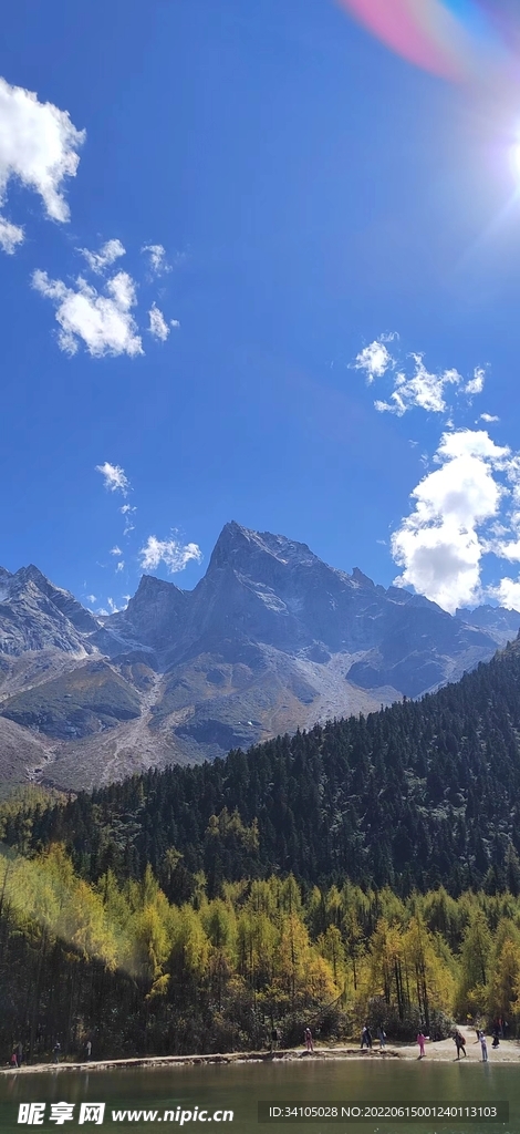 毕棚沟景区美景