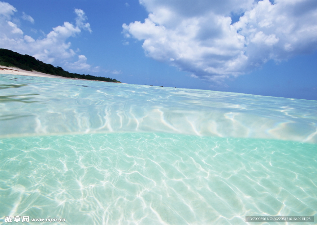 碧海蓝天    