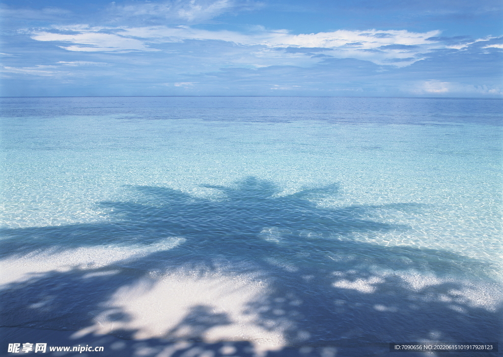 碧海蓝天    