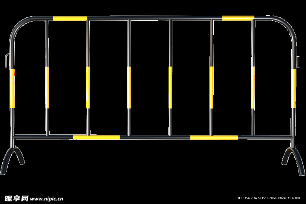 免抠黄黑施工隔离分流铁马