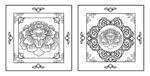 古典传统花纹纹样矢量图