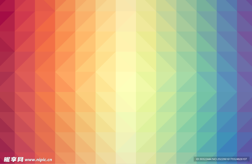 低多边形背景纹理素材彩虹