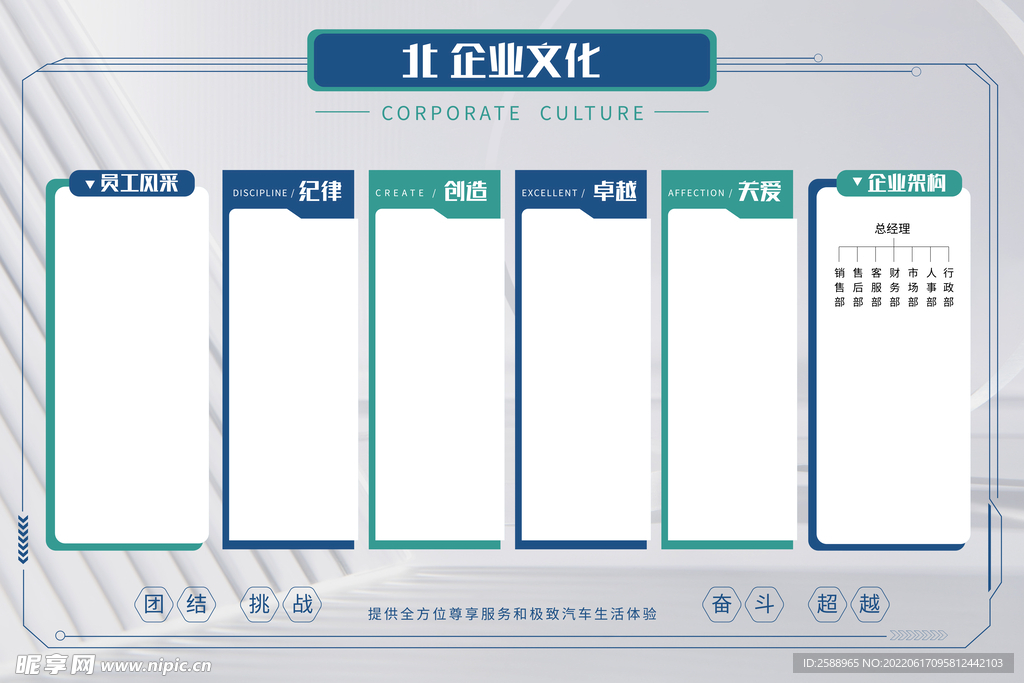 文化墙 企业架构