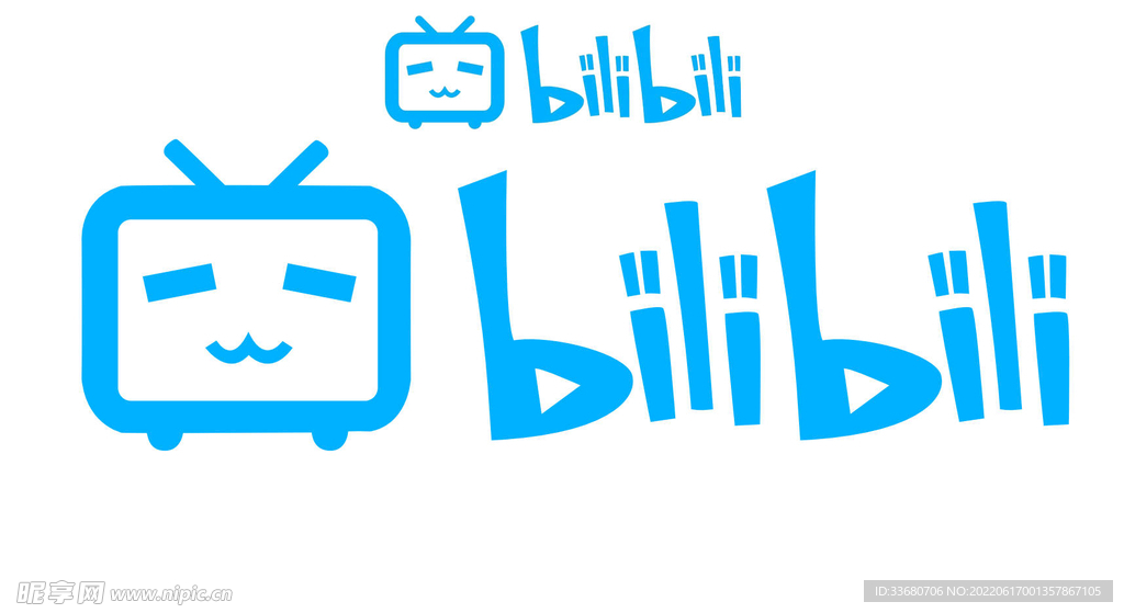 bilibili矢量图logo