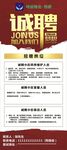 物业招聘展架