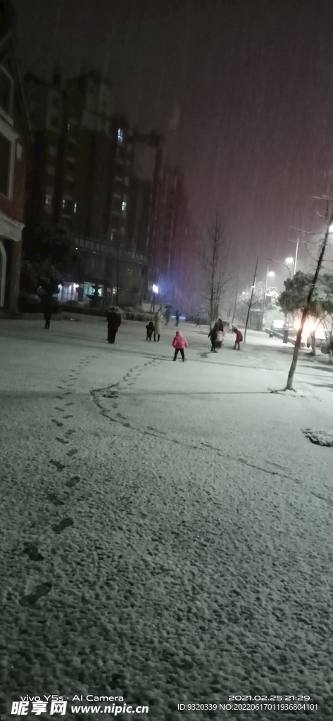 雪天 冬天雪景