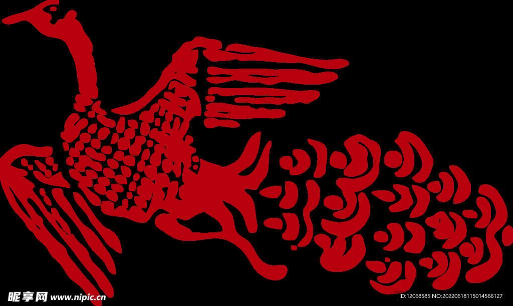传统凤纹 