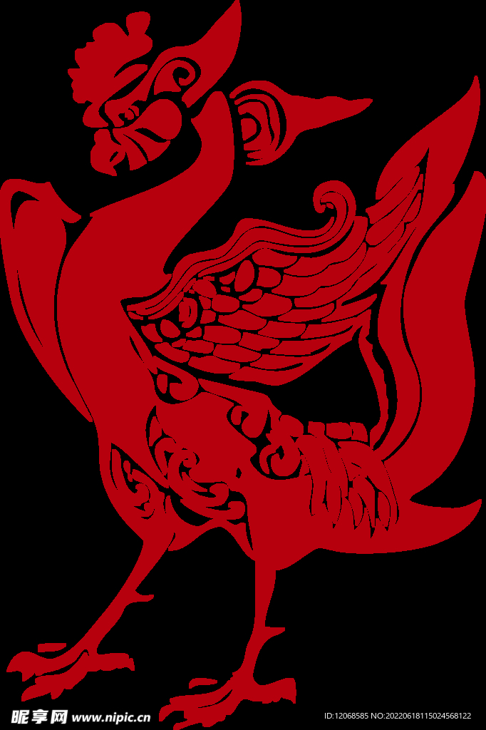 传统凤纹