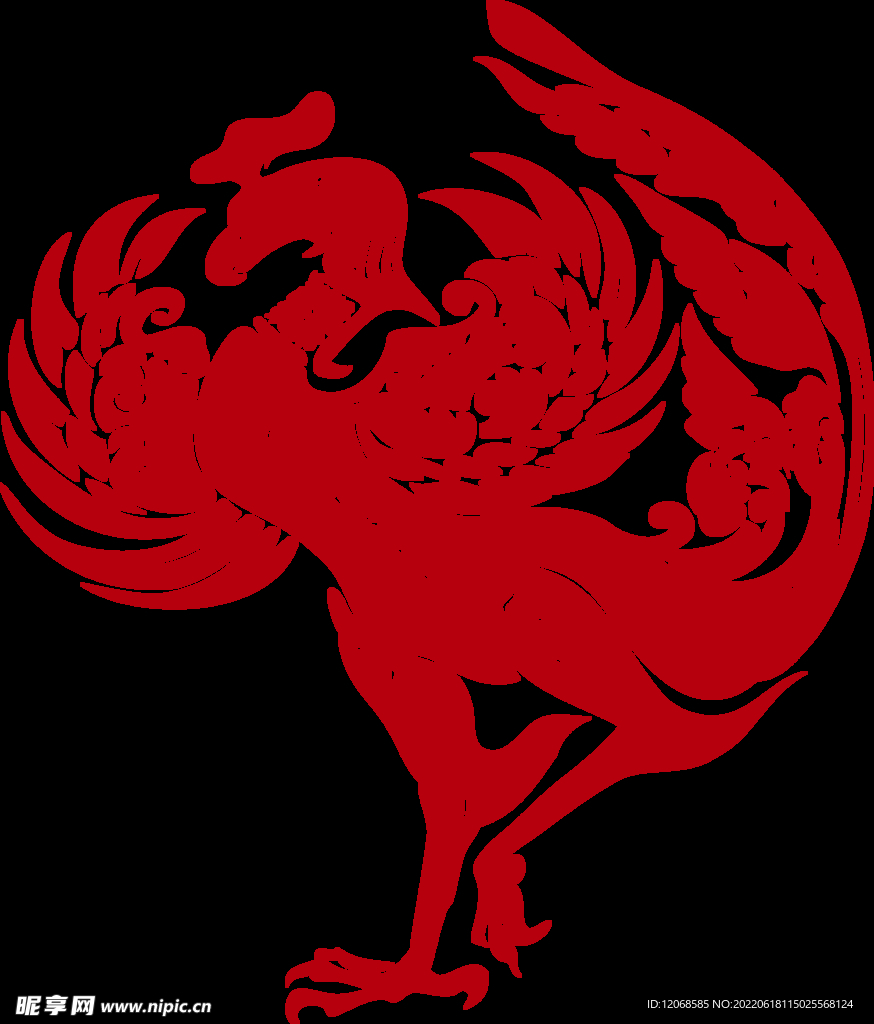 传统凤纹