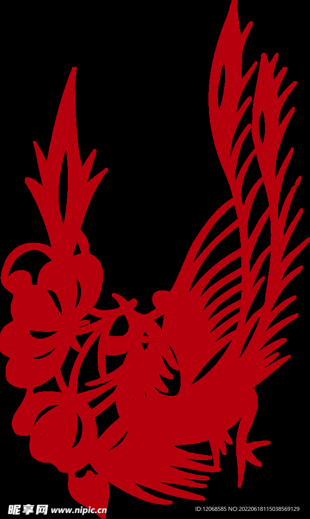 传统凤纹