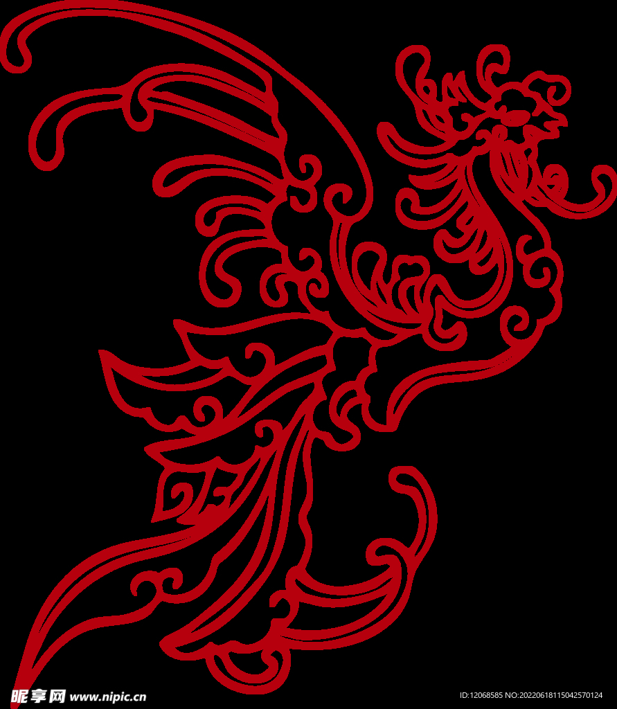 传统凤纹