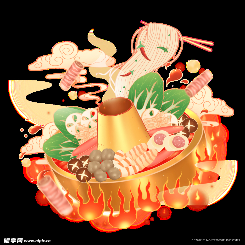 美食素材      手绘   