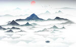 中国风水墨山水画