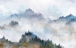中国风水墨山水画 