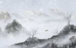 中国风水墨山水画