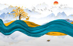 中国风水墨山水画