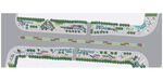 道路 街区彩平图分层素材图片