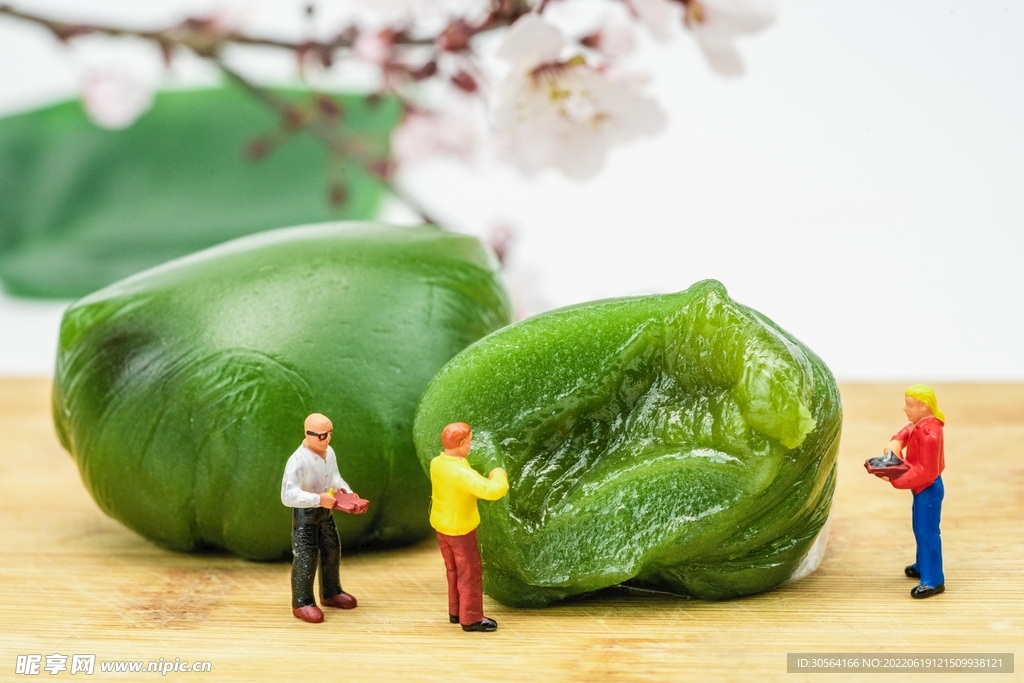 青团美食甜品小吃