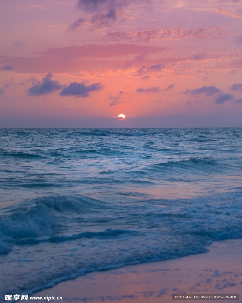 海边夕阳