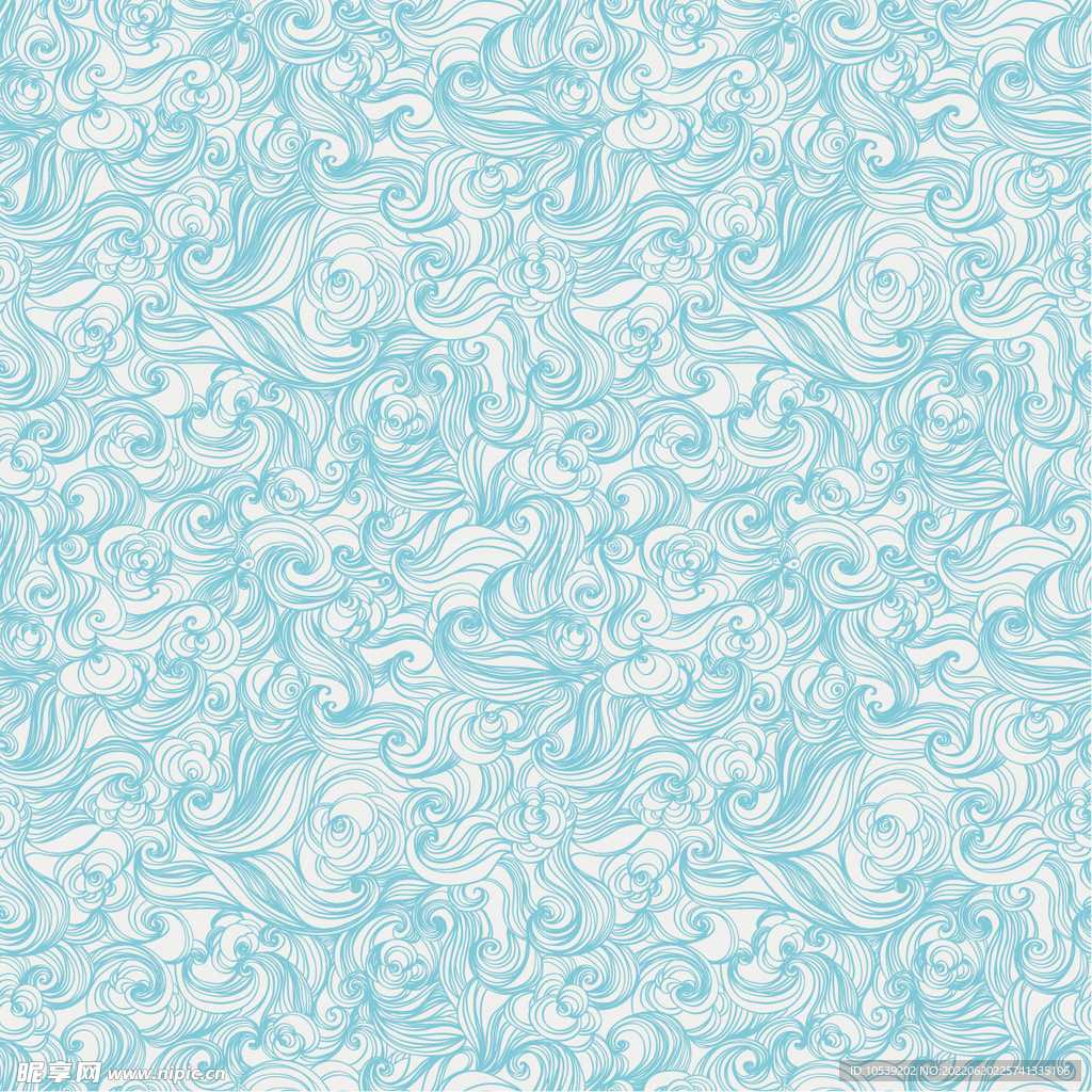 海浪花纹