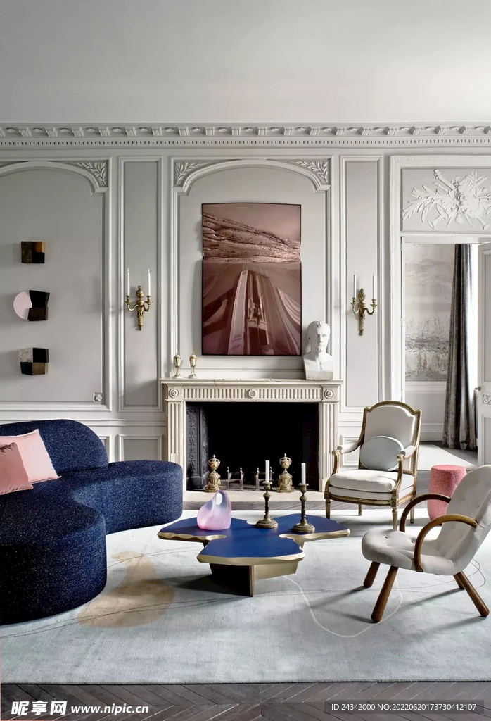 法式风格家装实景图