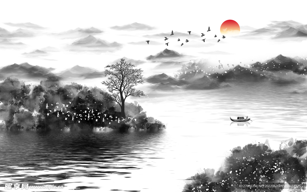 山水画 