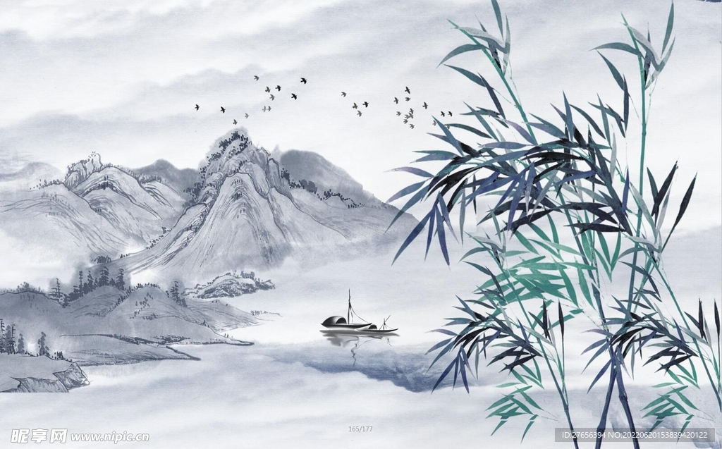 山水画 
