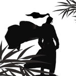 武侠水墨人物画