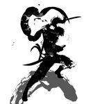 武侠水墨人物画