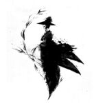 武侠水墨人物画