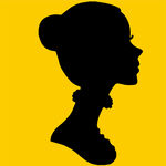 女人剪影